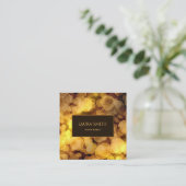 Bokeh Style Gradient Design Vierkante Visitekaartje (Staand voorkant)