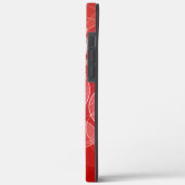 Bokeh style red gradient texture Case-Mate iPhone case (Achterkant / Links)