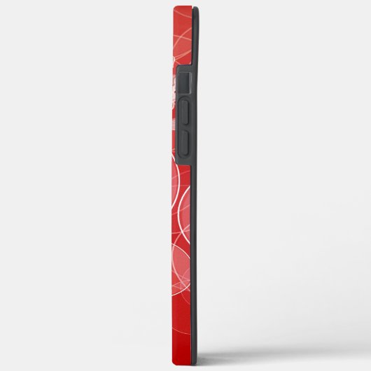 Bokeh style red gradient texture Case-Mate iPhone case (Achterkant / Links)