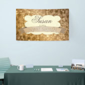 Bokeh Sweet Sixteen Gold Spandoek (Beurs)