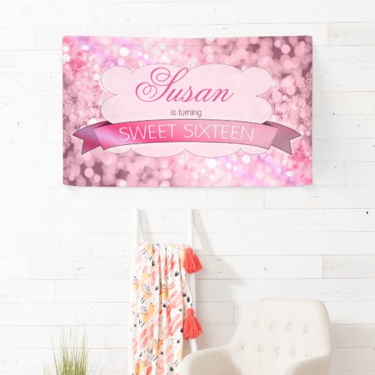 Bokeh Sweet Sixteen Pink Spandoek (Insitu)
