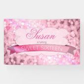 Bokeh Sweet Sixteen Pink Spandoek (Horizontaal)