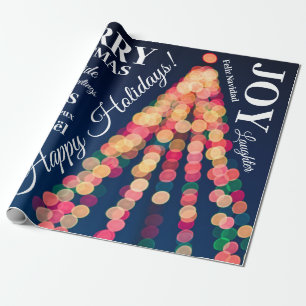 Bokeh Tree Lights, Kerstmis Cadeaupapier
