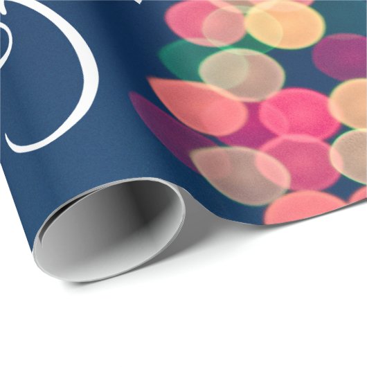 Bokeh Tree Lights, Kerstmis Cadeaupapier (Rol Hoek)