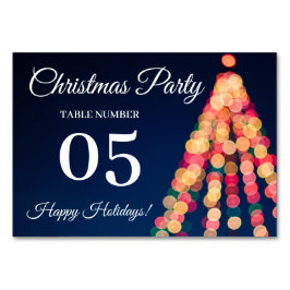 Bokeh Tree Lights, Kerstmis Kaart