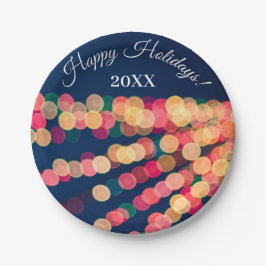 Bokeh Tree Lights, Kerstmis Papieren Bordje