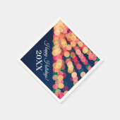 Bokeh Tree Lights, Kerstmis Servet (Hoek)