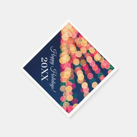 Bokeh Tree Lights, Kerstmis Servet (Hoek)