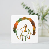 Bokeh Turkey Kaart (Staand voorkant)