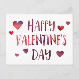 bokeh van de gelukkige valentijnsdag feestdagenkaart