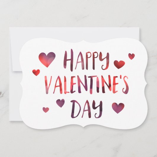 bokeh van de gelukkige valentijnsdag kaart (Voorkant)