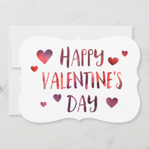 bokeh van de gelukkige valentijnsdag kaart