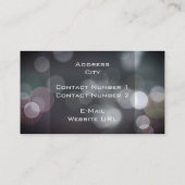 Bokeh Visitekaartje (Achterkant)