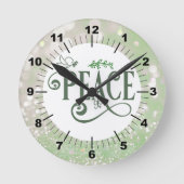 Bokeh | Vredesscript Ronde Klok (Voorkant)