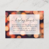 Bokeh Vrijgezellenfeest Behuizing Kaart (Voorkant)