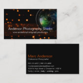 Bokeh & Zoom Lens Fotograaf Visitekaartje D14 (Voorkant / Achterkant)