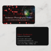 Bokeh & Zoom Lens Fotograaf Visitekaartje D16 (Voorkant / Achterkant)