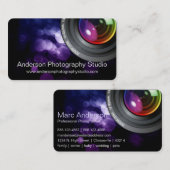 Bokeh & Zoom Lens Fotograaf Visitekaartje D4 (Voorkant / Achterkant)