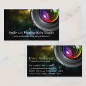 Bokeh & Zoom Lens Fotograaf Visitekaartje D5 (Voorkant / Achterkant)