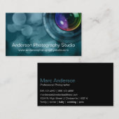 Bokeh & Zoom Lens Fotograaf Visitekaartje D6 (Voorkant / Achterkant)