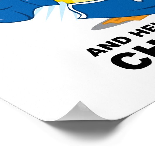 Bokend kindermisbruik poster (Hoek)