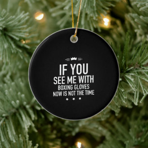 Bokende handschoenen wit keramisch ornament