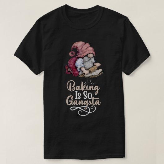 Bokgom is zo gangsta t-shirt (Design voorkant)