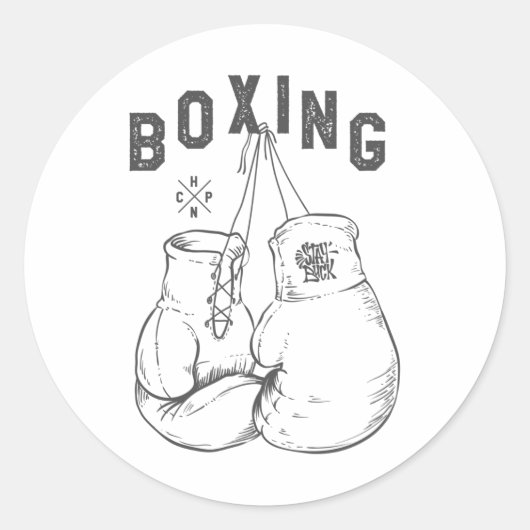 Bokhandschoenen Ronde Sticker (Voorkant)