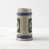 Bokhara duif in de ronde bierpul (Center)