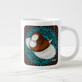 Bokhara Pigeon Fancy Grote Koffiekop (Rechts)
