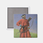 Bokharan Soldier , 1873 Magneet (Voorkant / Achterkant)