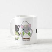 Bokkatten van Yoyo en Suki Neko Koffiemok (Voorkant links)