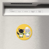 Bokkatten van Yoyo en Suki Neko Magneet (Insitu (Vaatwasser))