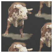 Bokkende stier stof (Close Up)