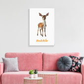 BOKKIE Afrikaans Saffa Expat Afrikaanse Humor Canvas Afdruk (Insitu (Woonkamer))