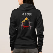 Boklegenden | Dames rits tot voet Hoodie (Achterkant)