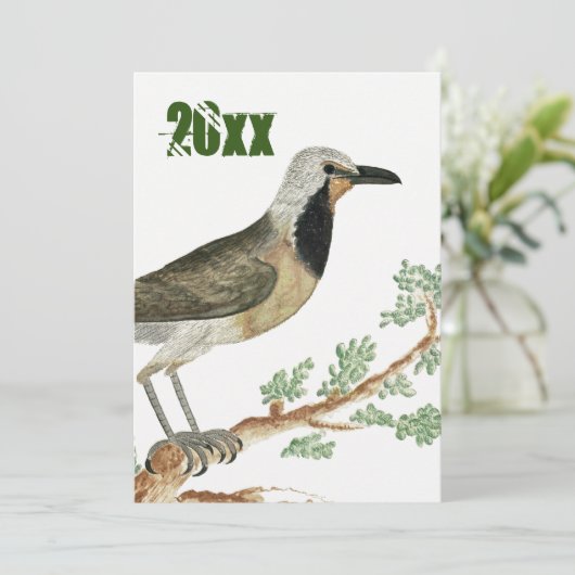 Bokmakierie | Bird Animation Jigsaw Grandma Kaart (Staand voorkant)