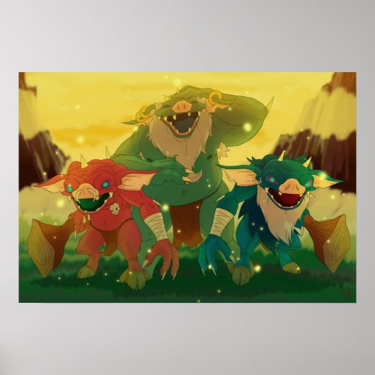 Bokoblin Trio Poster (Voorkant)