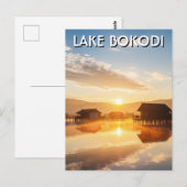 Bokodimeer Hongarije Zonsondergang Briefkaart (Voorkant / Achterkant)