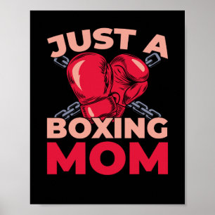 Boks Boxer Vecht Handschoenen - Sparring Gewoon Ee Poster