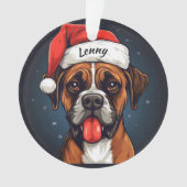 Boks Custom Kerst Ornament (voorkant)
