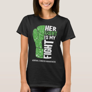 Boks handschoenen Bijnierkanker Strijder T-shirt