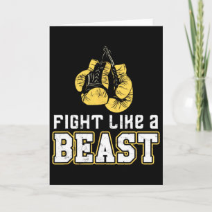 Boks handschoenen Thai Boxing Muay Thai Kickboksen Kaart