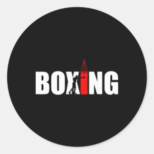 Boks Liefhebber Gym Boks Kickboksen Kickbokser Ent Ronde Sticker