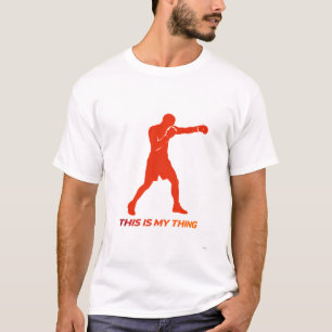 Boks Silhouet Actie Lifestyle Design T-shirt