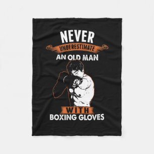 Boks Speler Fan Boxer Comt Sporten Kickboksen Oude Fleece Deken