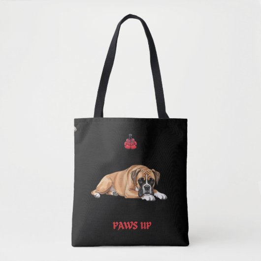 Boks Zak Tote Bag (Voorkant)