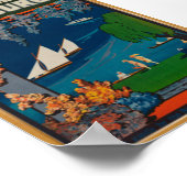 Boksburg Zuid-Afrika Vintage Travel Poster (Hoek)