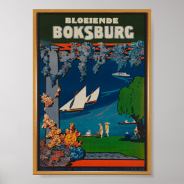 Boksburg Zuid-Afrika Vintage Travel Poster