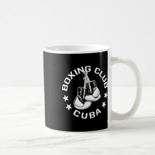 Boksclub Cuba Handschoenen Graphic voor een Boksen Koffiemok